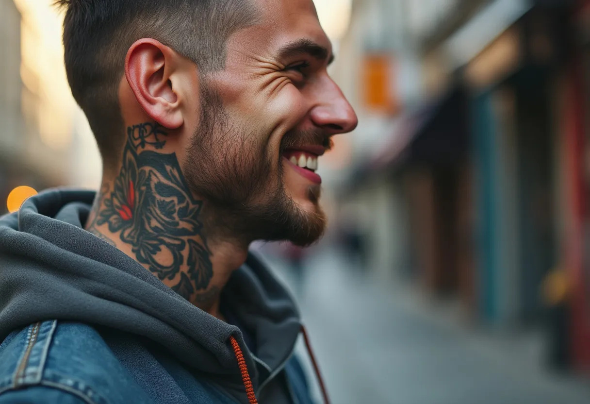 homme tatoué